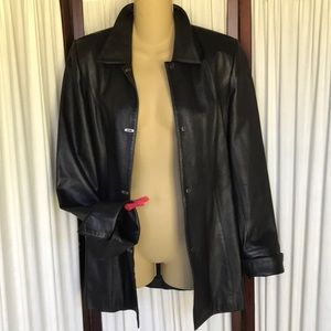 Stunning vintage genuine leather jacket Sz 40/M